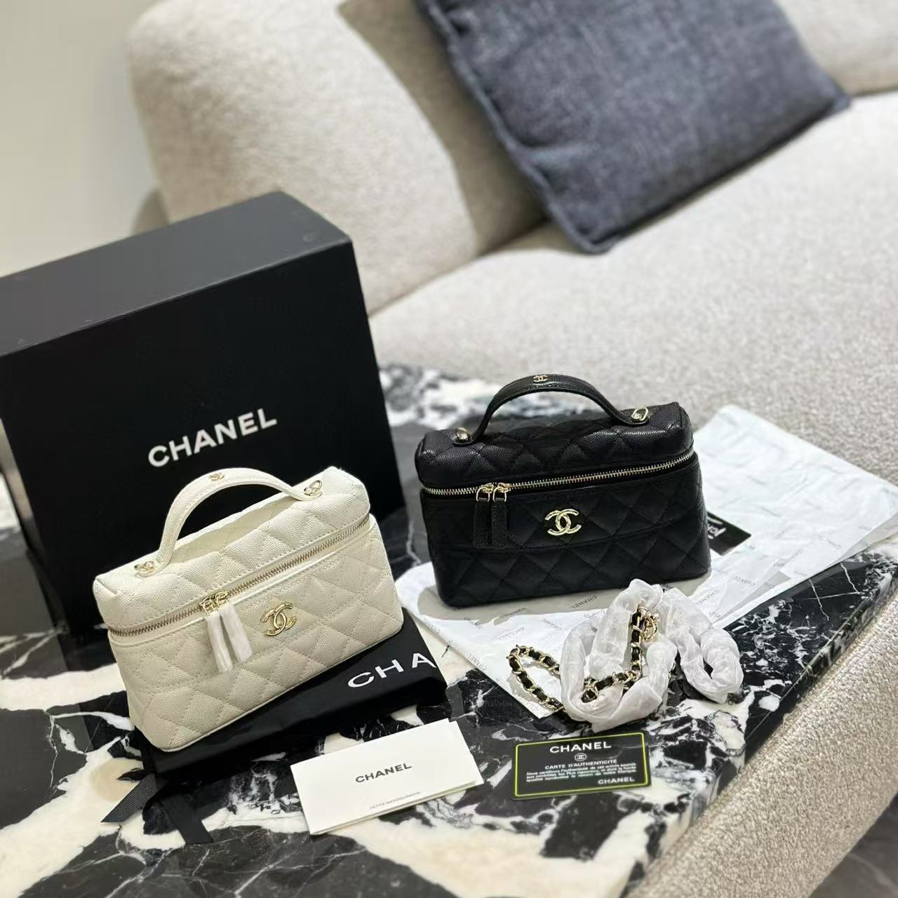 CHANE1 キャビアチェーンハンドバッグ【50％割引+送料無料】