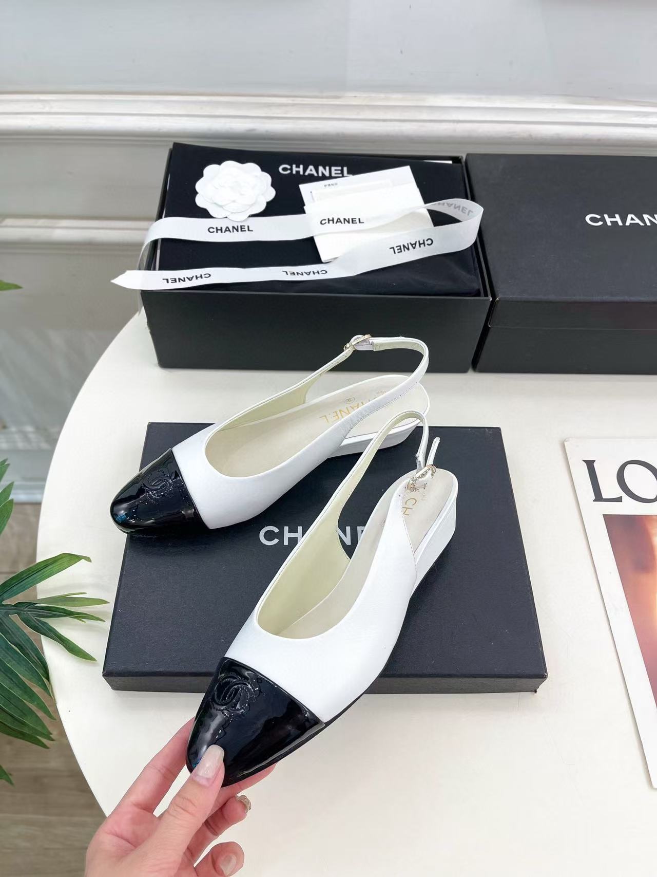 CHANE1 高品質カラーブロックローヒールシューズ【50％割引+送料無料】