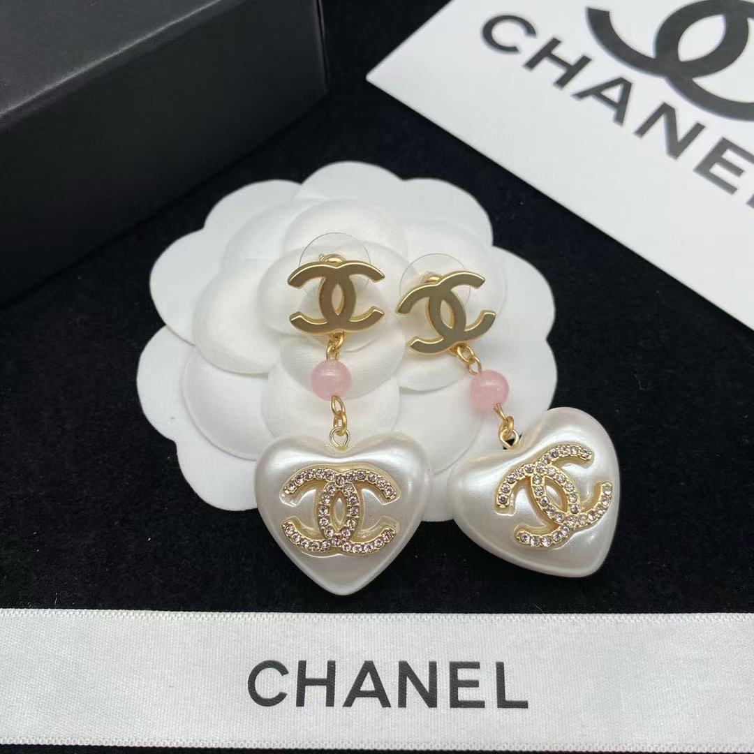 CHANE1 ハートピアス＋ブレスレット＋ネックレス 3点セット【50％割引+送料無料】