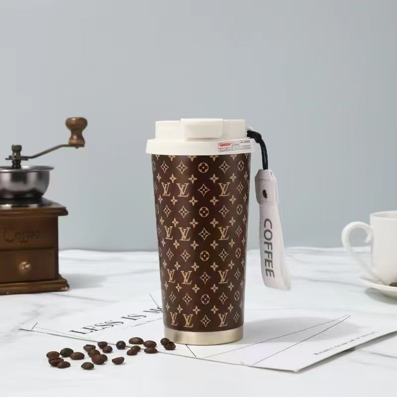 LV オールドフラワー ステンレススチール 魔法瓶カップ【50％割引+送料無料】