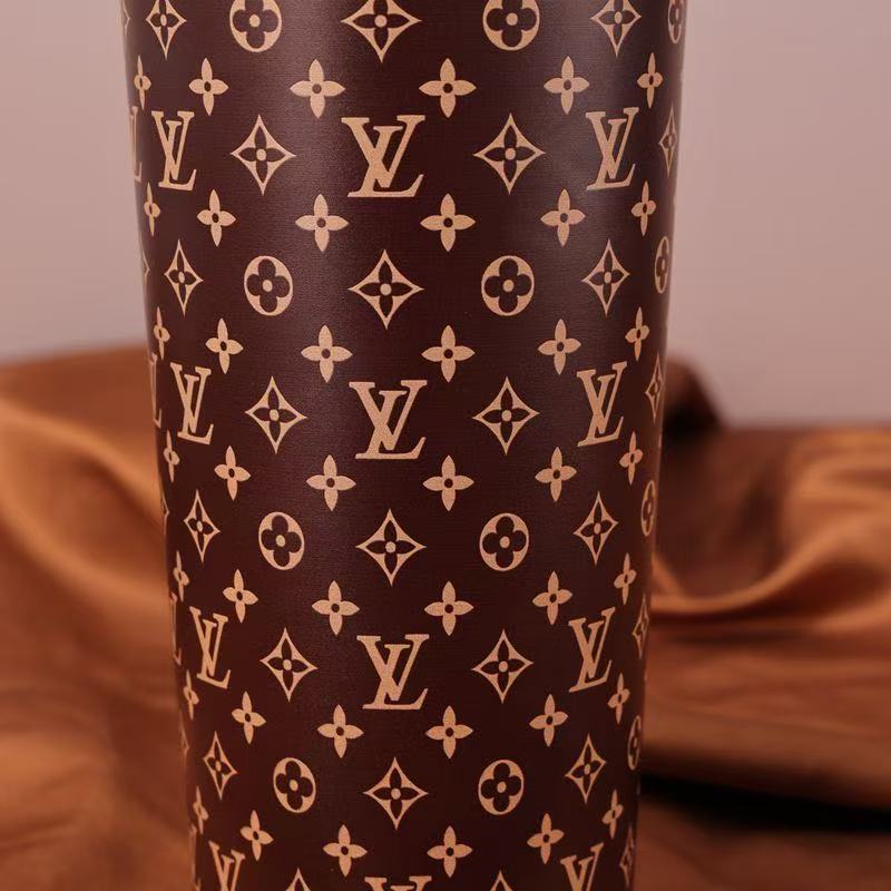 LV オールドフラワー ステンレススチール 魔法瓶カップ【50％割引+送料無料】