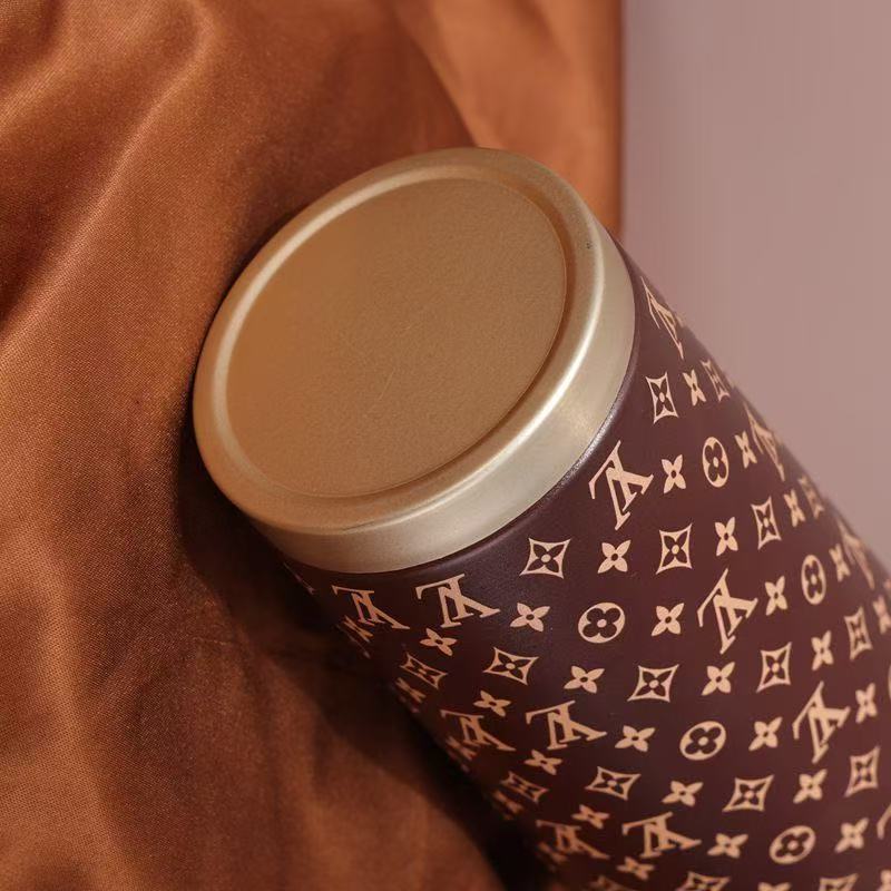LV オールドフラワー ステンレススチール 魔法瓶カップ【50％割引+送料無料】