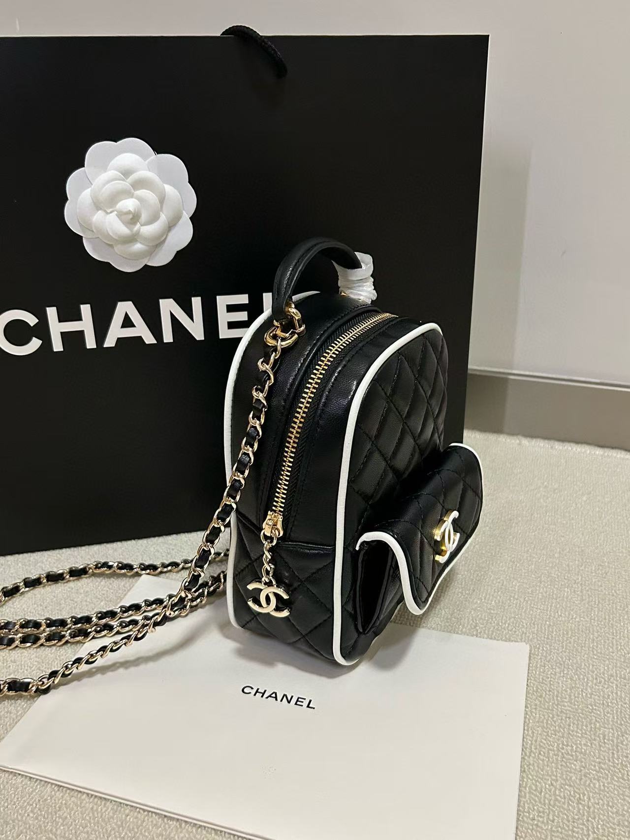 CHANE1 チェーンバックパック【50％割引+送料無料】