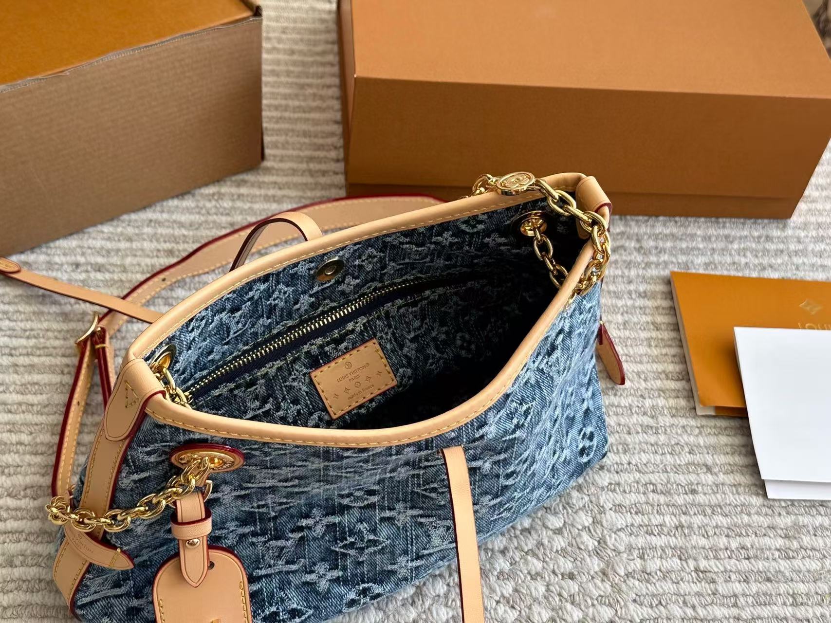 LV デニムチェーン アンダーアームバッグ【 50%割引+送料無料】