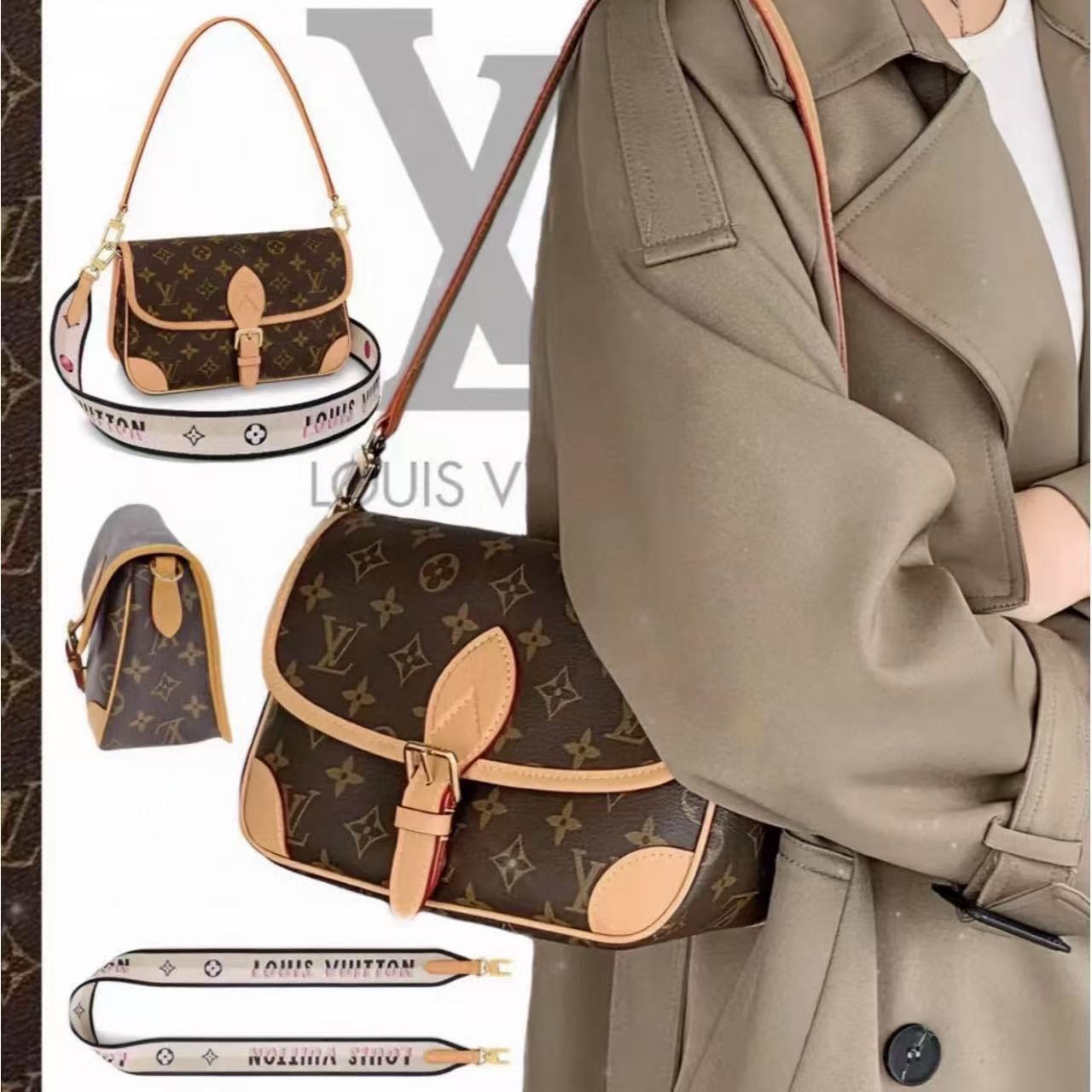 LV Diane脇の下のバッグ【 50％割引+送料無料】