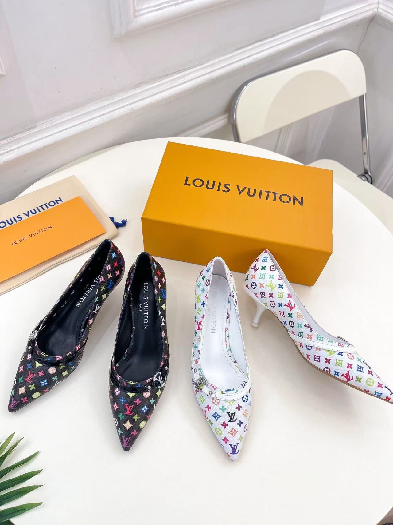 LV 高品質ポインテッドハイヒール【50％割引+送料無料】