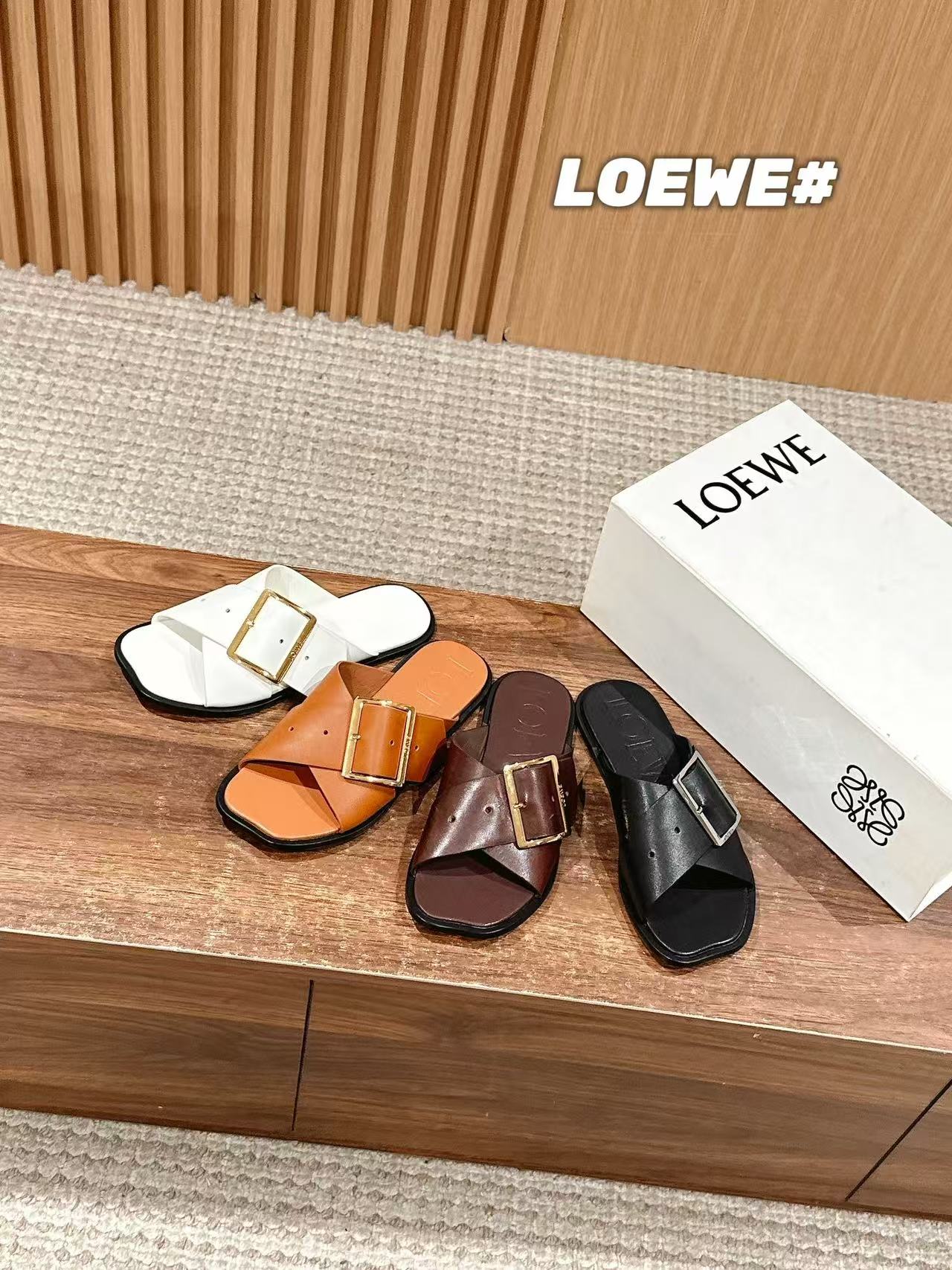 L0WEW 高品質クロスフラットスリッパ【50％割引+送料無料】