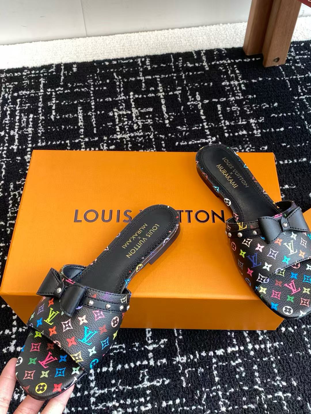 LV 高品質ボウシープスキンスリッパ【50％割引+送料無料】