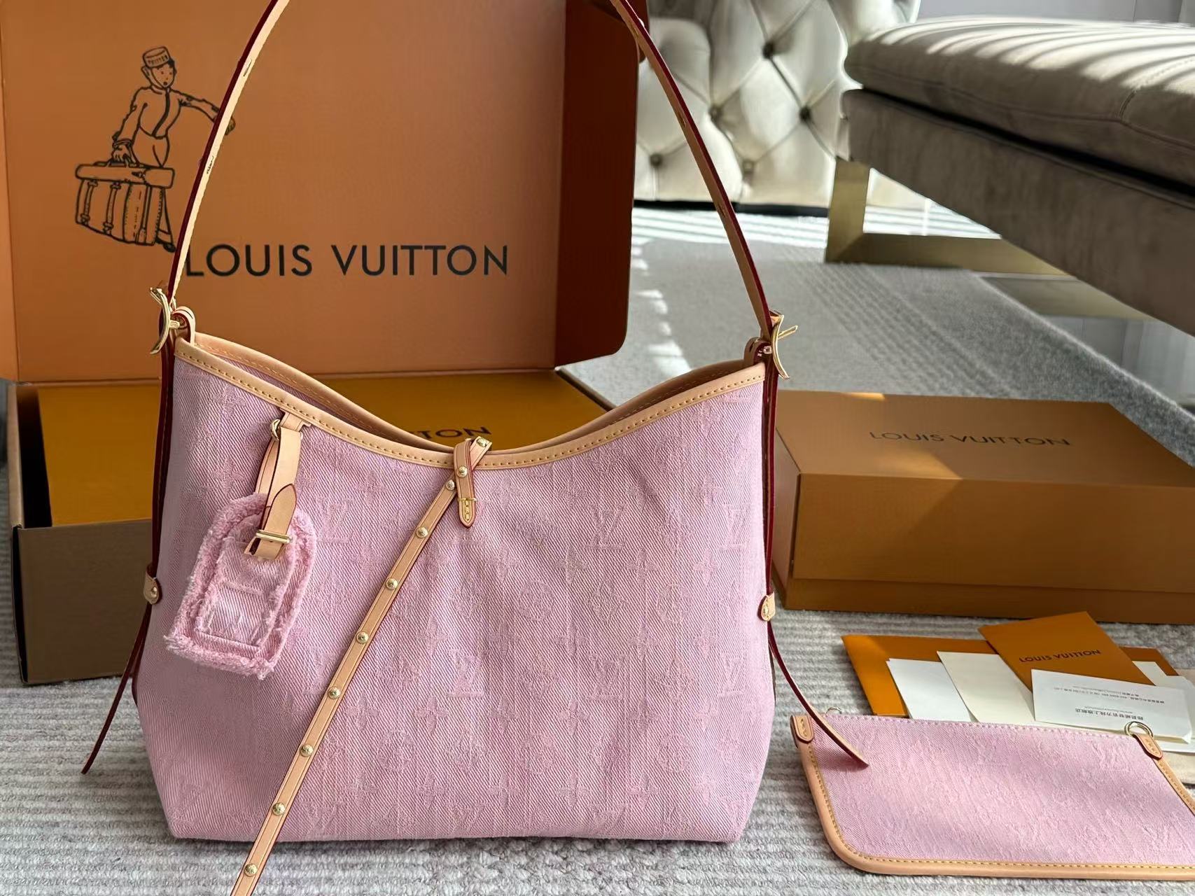 LV ピンクプリント アンダーアームバッグ【 50％割引+送料無料】