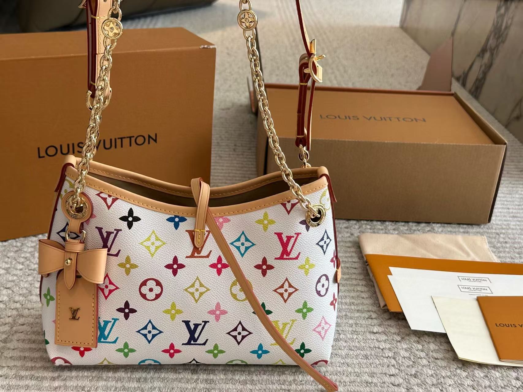 LV carryall bbチェーンバッグ【 50％割引+送料無料】