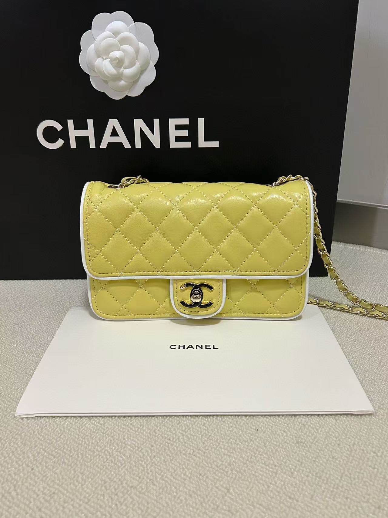 CHANE1 チェーンカラーマッチングショルダークロスボディバッグ【 50％割引+送料無料】