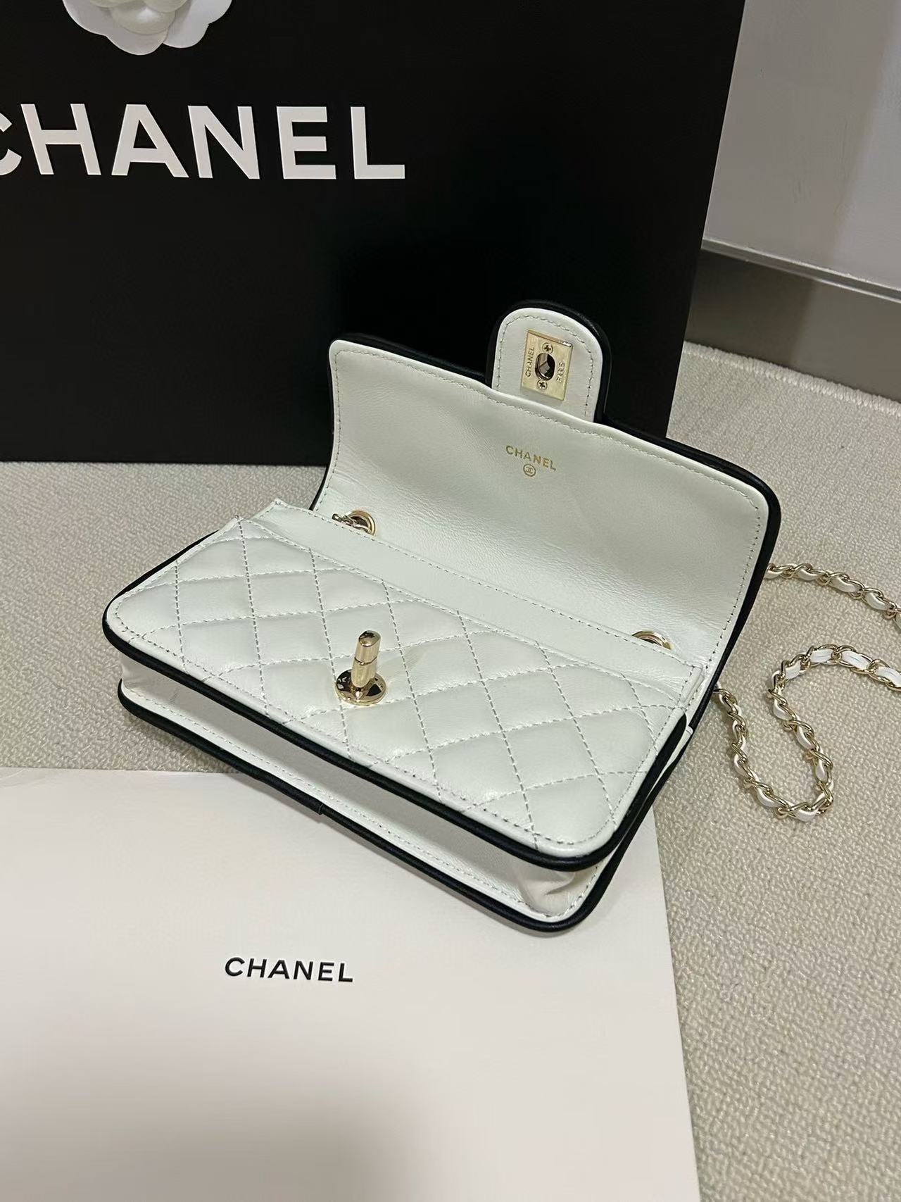 CHANE1 チェーンカラーマッチングショルダークロスボディバッグ【 50％割引+送料無料】