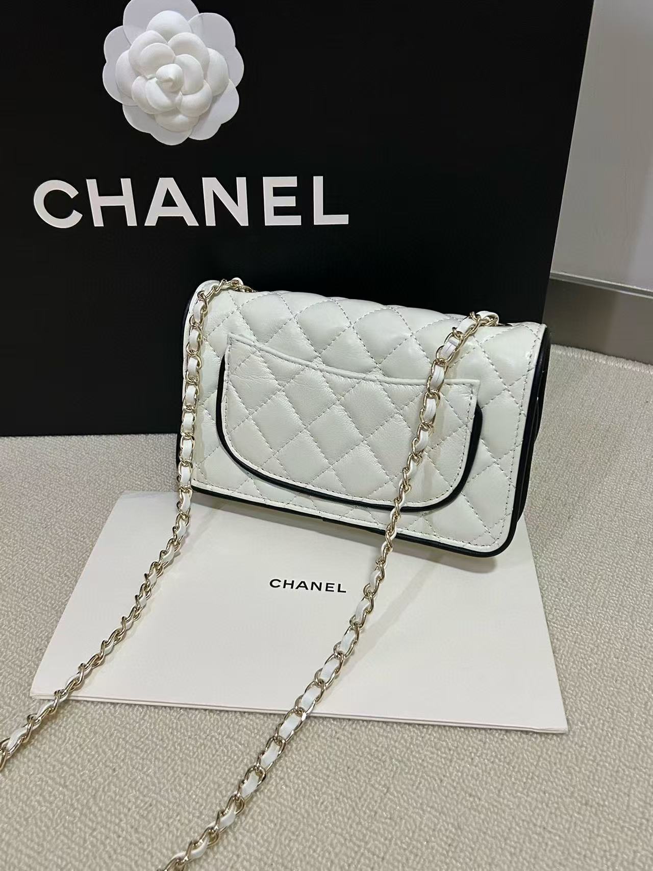 CHANE1 チェーンカラーマッチングショルダークロスボディバッグ【 50％割引+送料無料】
