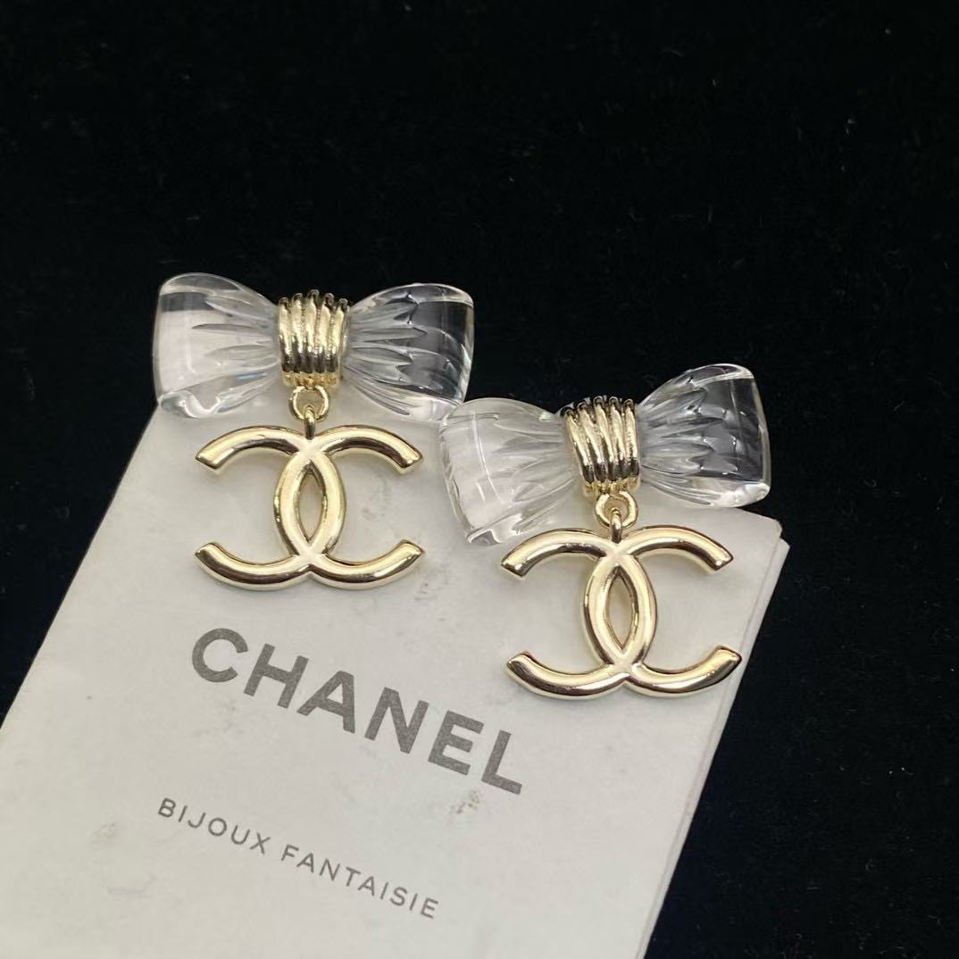 CHANE1 ボウダブルCイヤリング【 50％割引+送料無料】