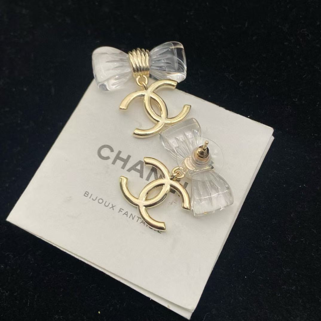 CHANE1 ボウダブルCイヤリング【 50％割引+送料無料】