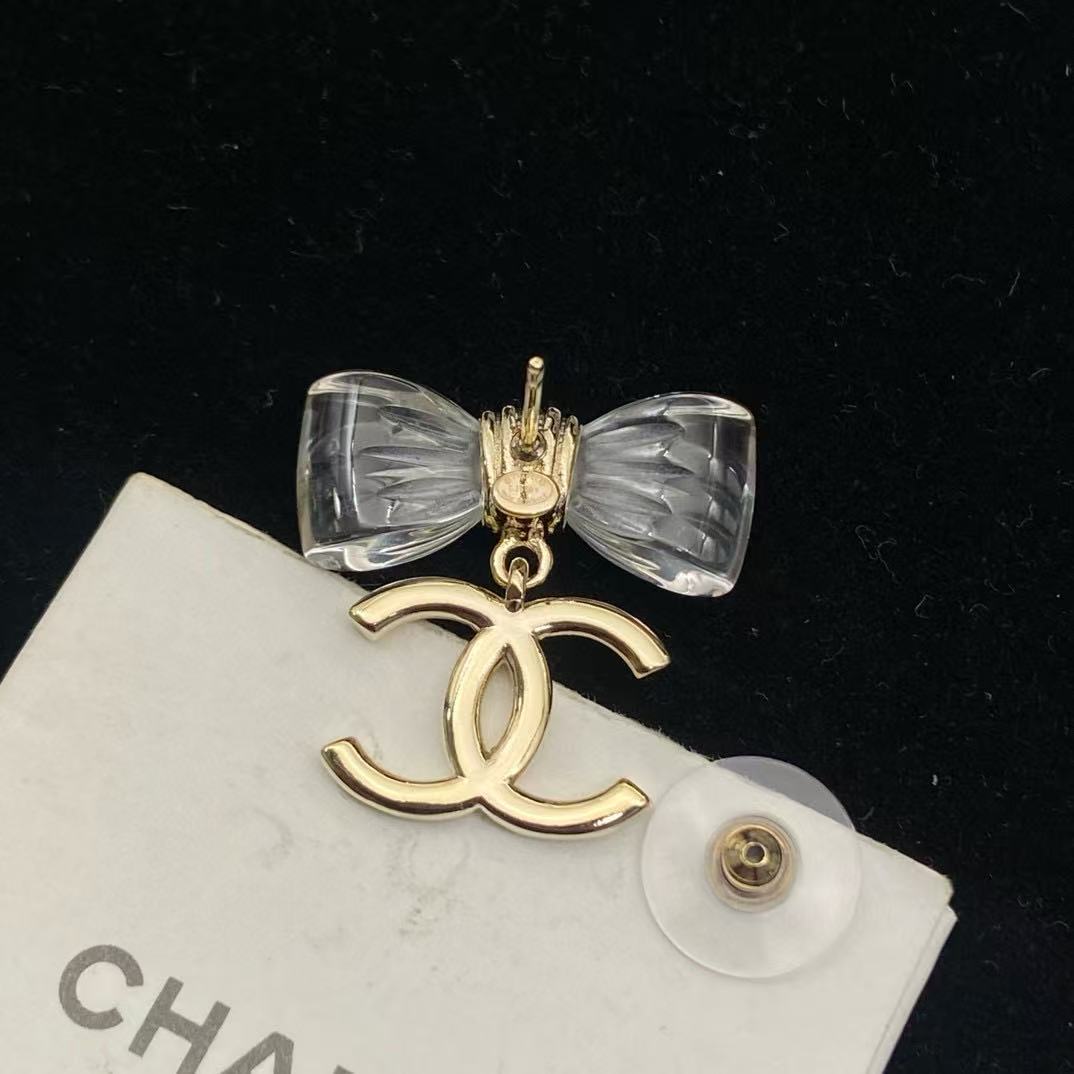 CHANE1 ボウダブルCイヤリング【 50％割引+送料無料】