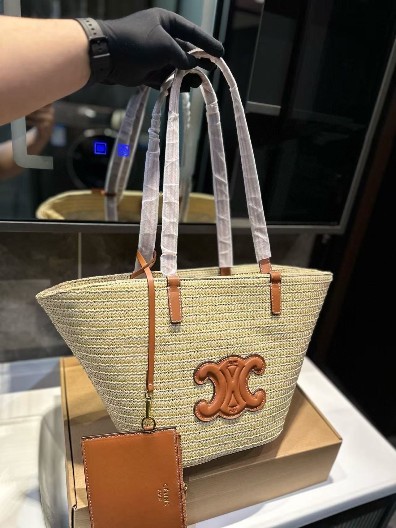 CEL1NE 凱旋門織りショッピングバッグ【50%割引+送料無料】