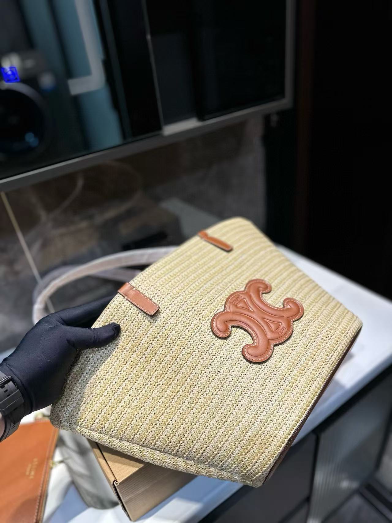 CEL1NE 凱旋門織りショッピングバッグ【50%割引+送料無料】