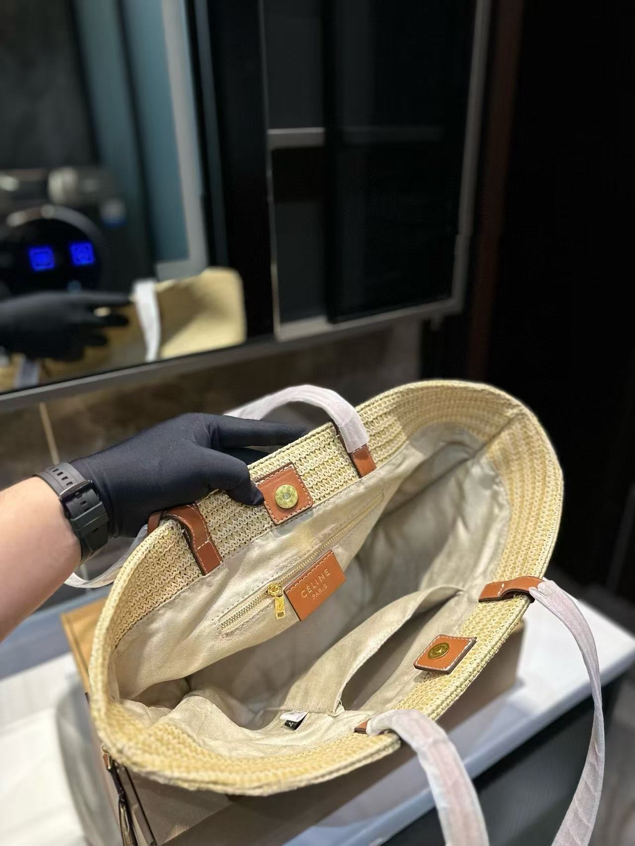 CEL1NE 凱旋門織りショッピングバッグ【50%割引+送料無料】