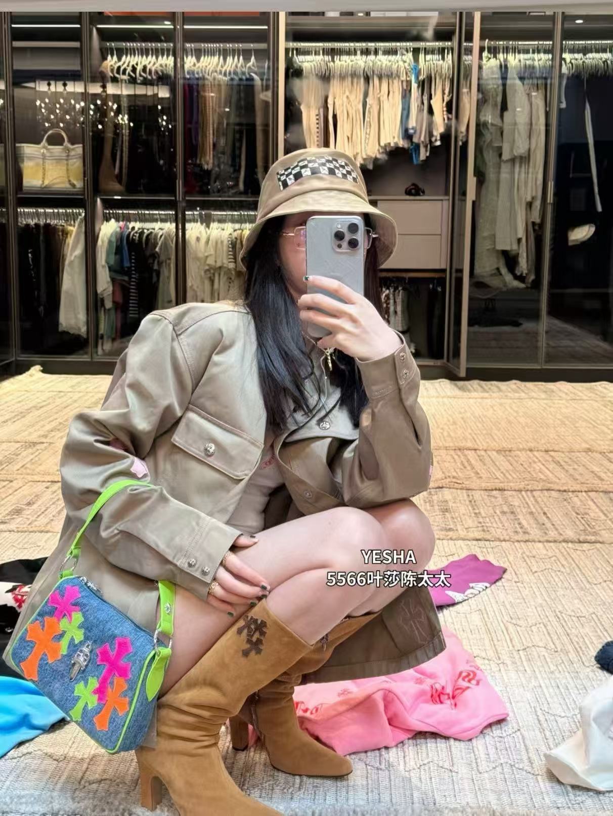 Chr0me Heartsデニムの脇下バッグ【50％割引+送料無料】