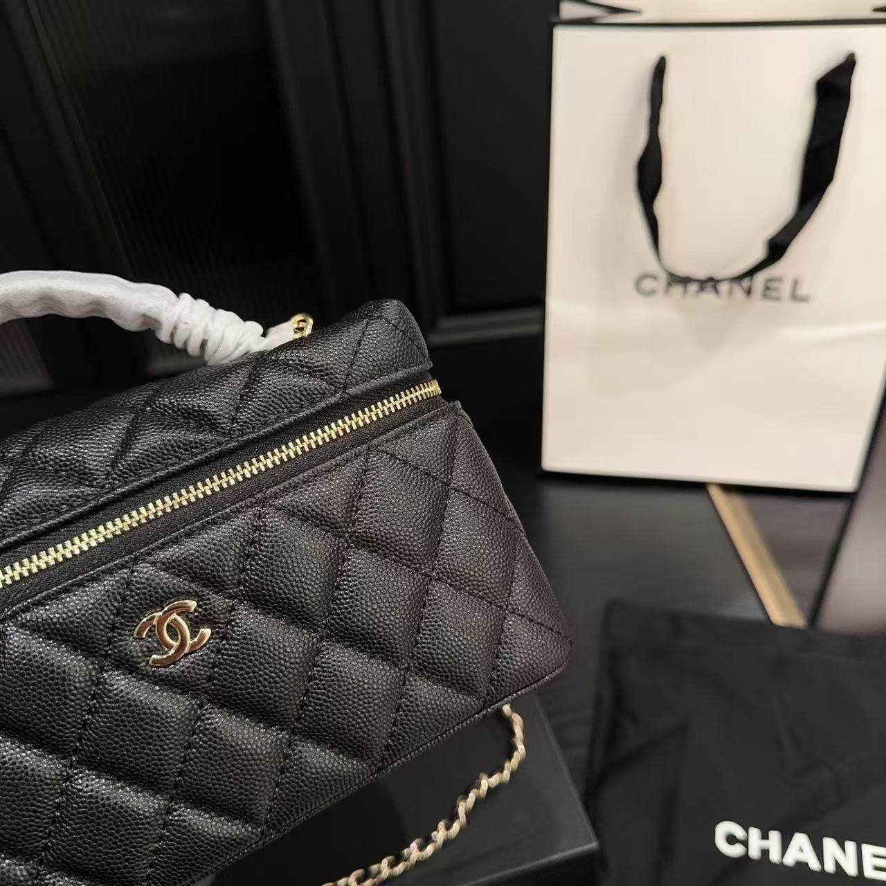 CHANE1 牛革キャビアチェーンバッグ【50％割引+送料無料】