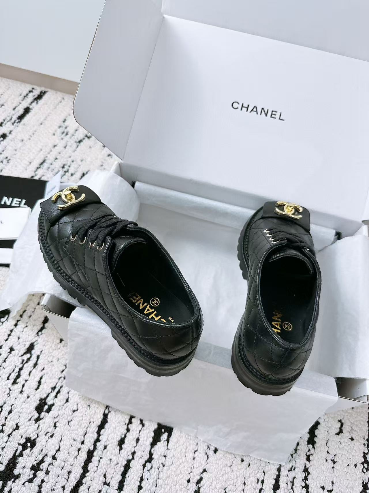 CHANE1 高品質ダブルCローファー【50％割引+送料無料】