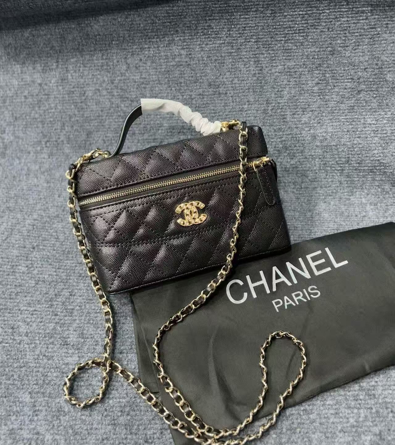 CHANE1 ダイヤモンドバックルチェーンバッグ【 50％割引+送料無料】