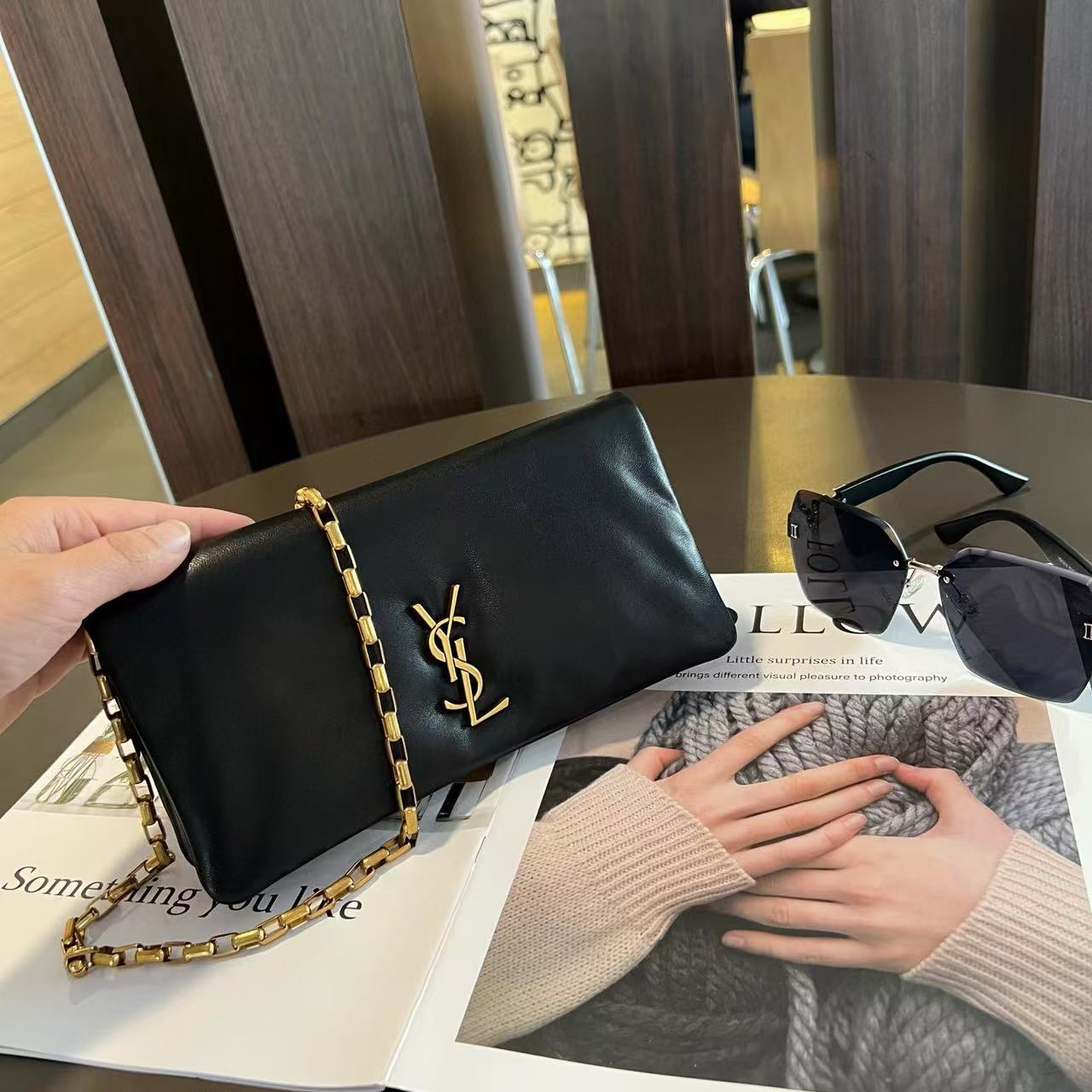 YSLチェーンアンダーアームバッグ【 50％割引+送料無料】