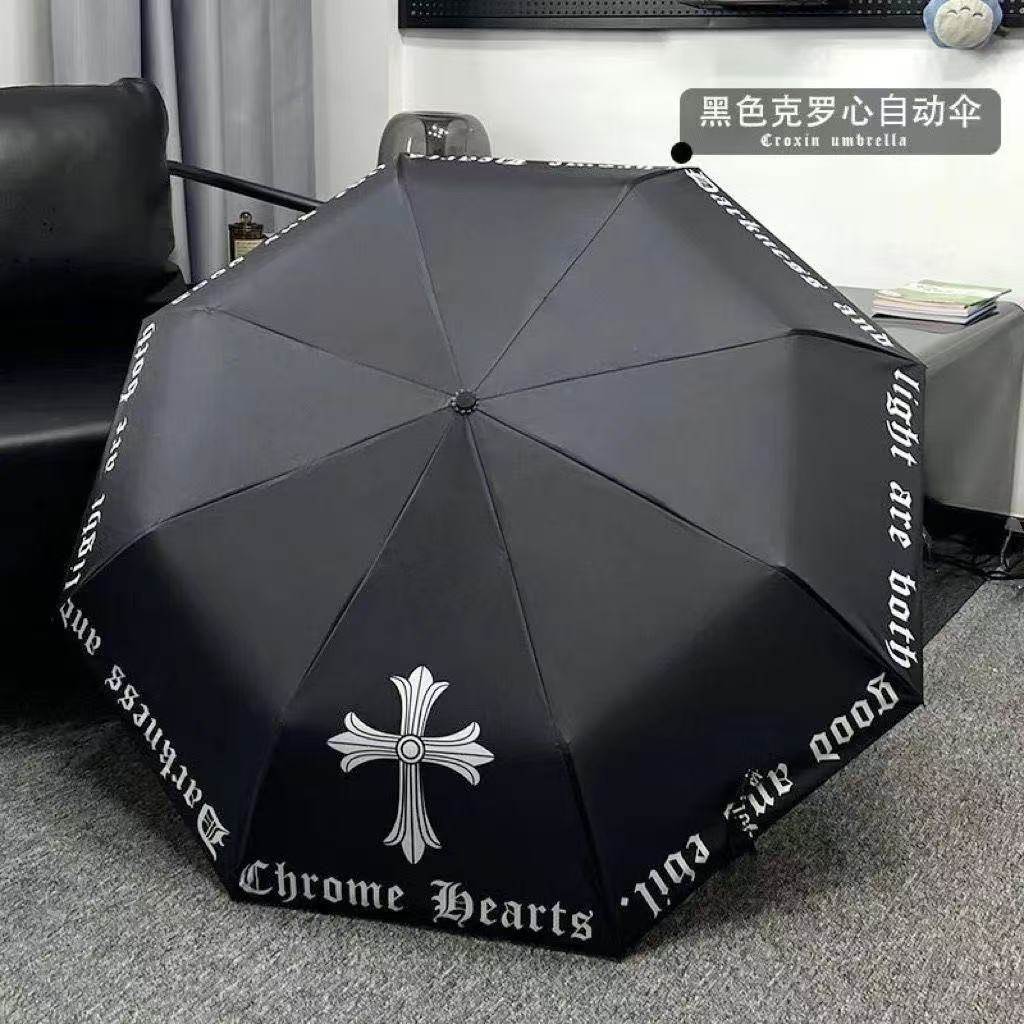 Chr0me Heartsクロス折りたたみパラソル【 50％割引+送料無料】