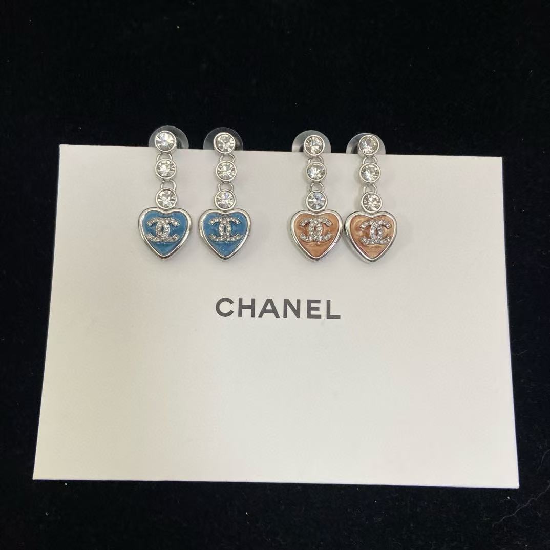 CHANE1 ハートダイヤモンドイヤリング【 50％割引+送料無料】
