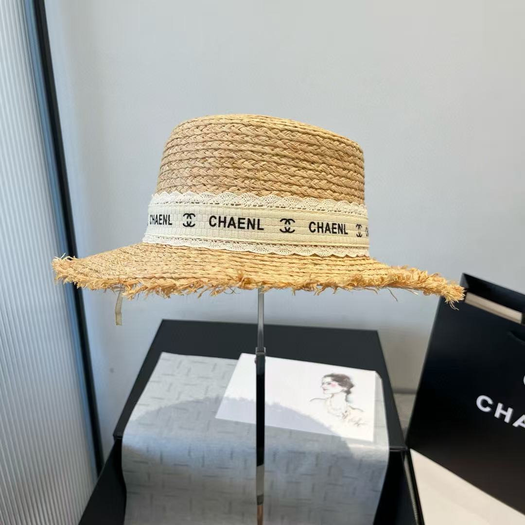 CHANE1 ウェビング フラットトップ サンハット【 50%割引+送料無料】