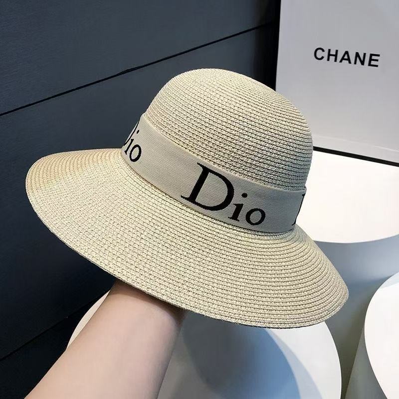 DI0R ウェビング ラフィア サンハット【 50%割引+送料無料】