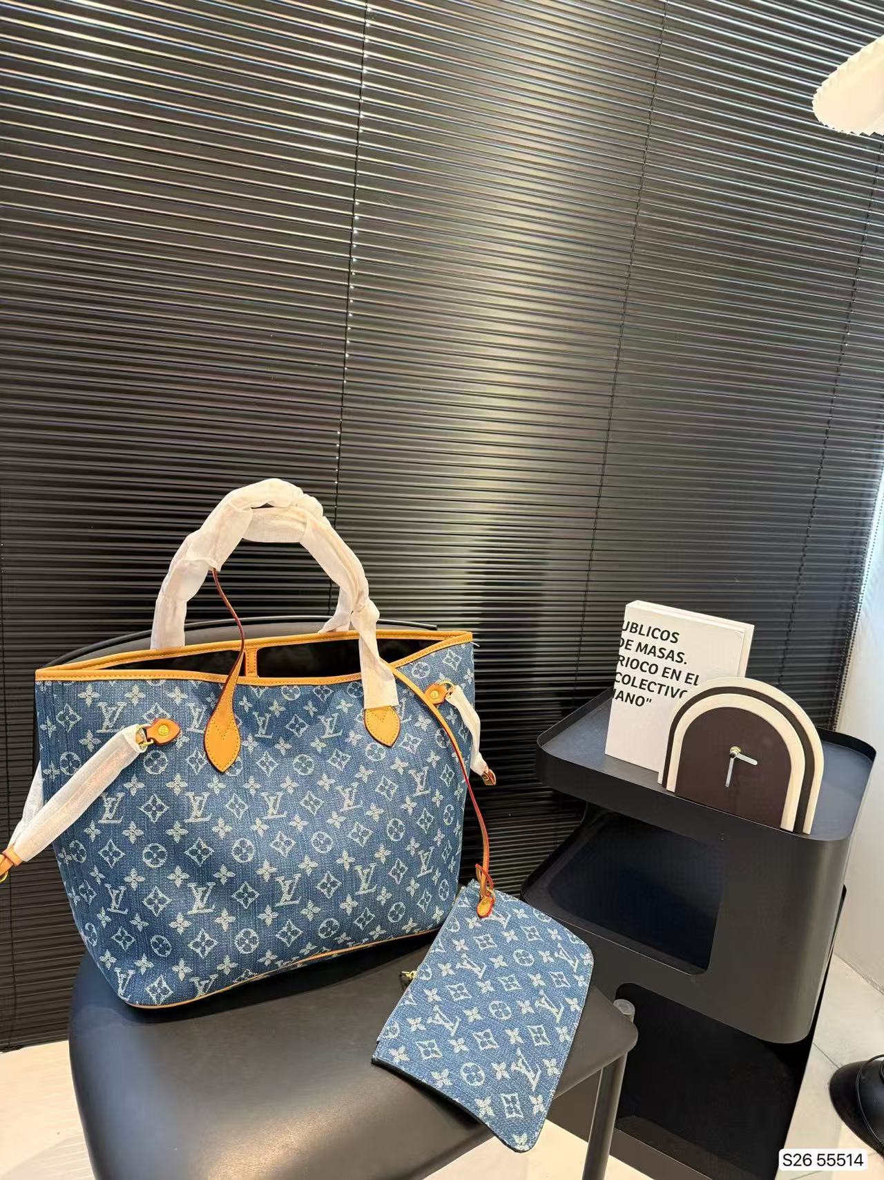 LVデニムショッピングバッグ【 50％割引+送料無料】