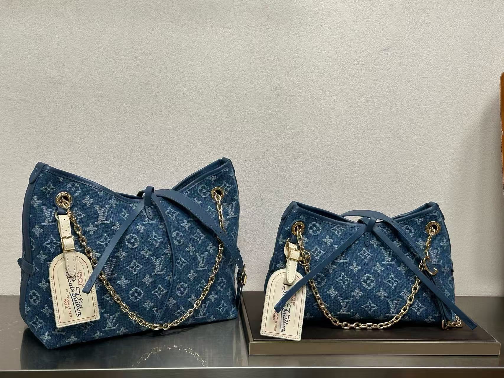 LV carryall bbデニムチェーンバッグ【 50％割引+送料無料】
