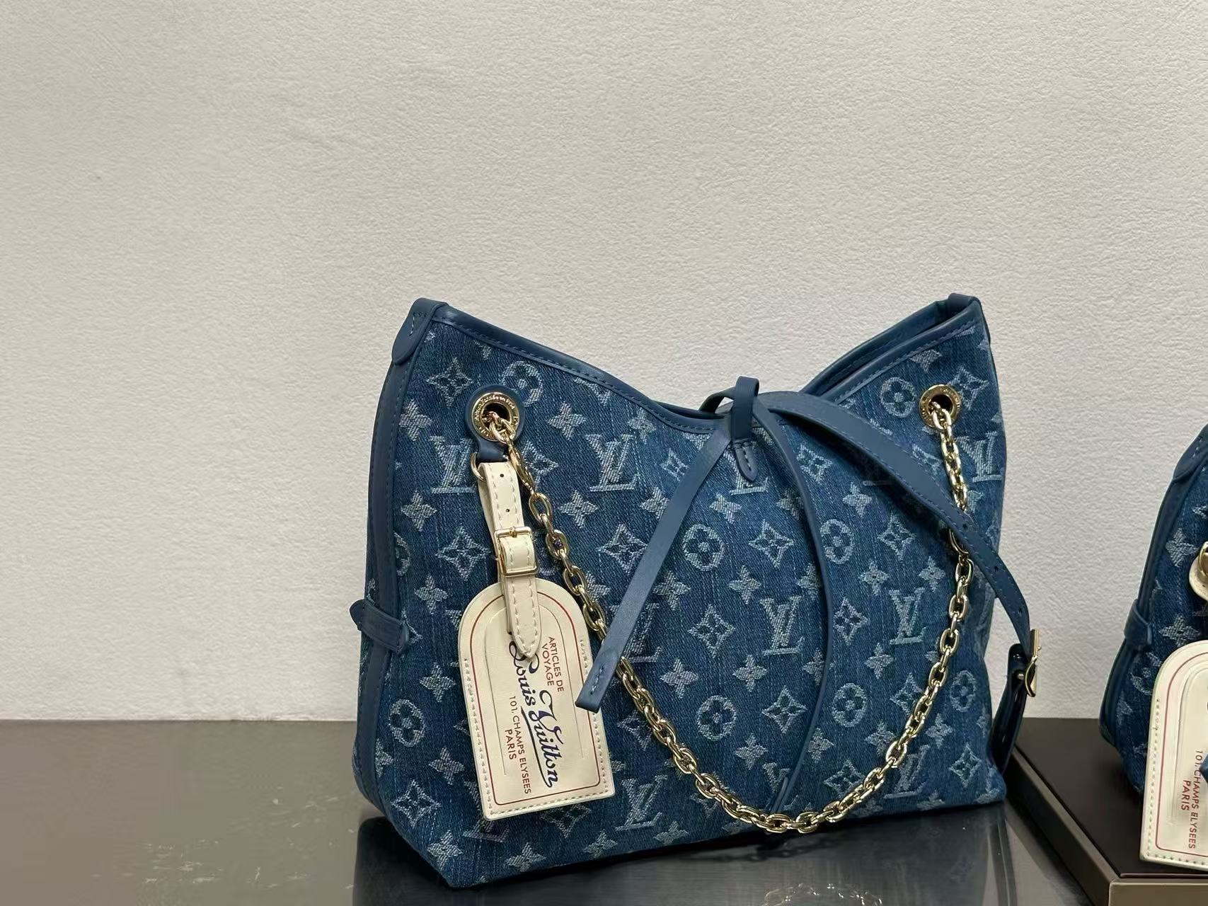 LV carryall bbデニムチェーンバッグ【 50％割引+送料無料】