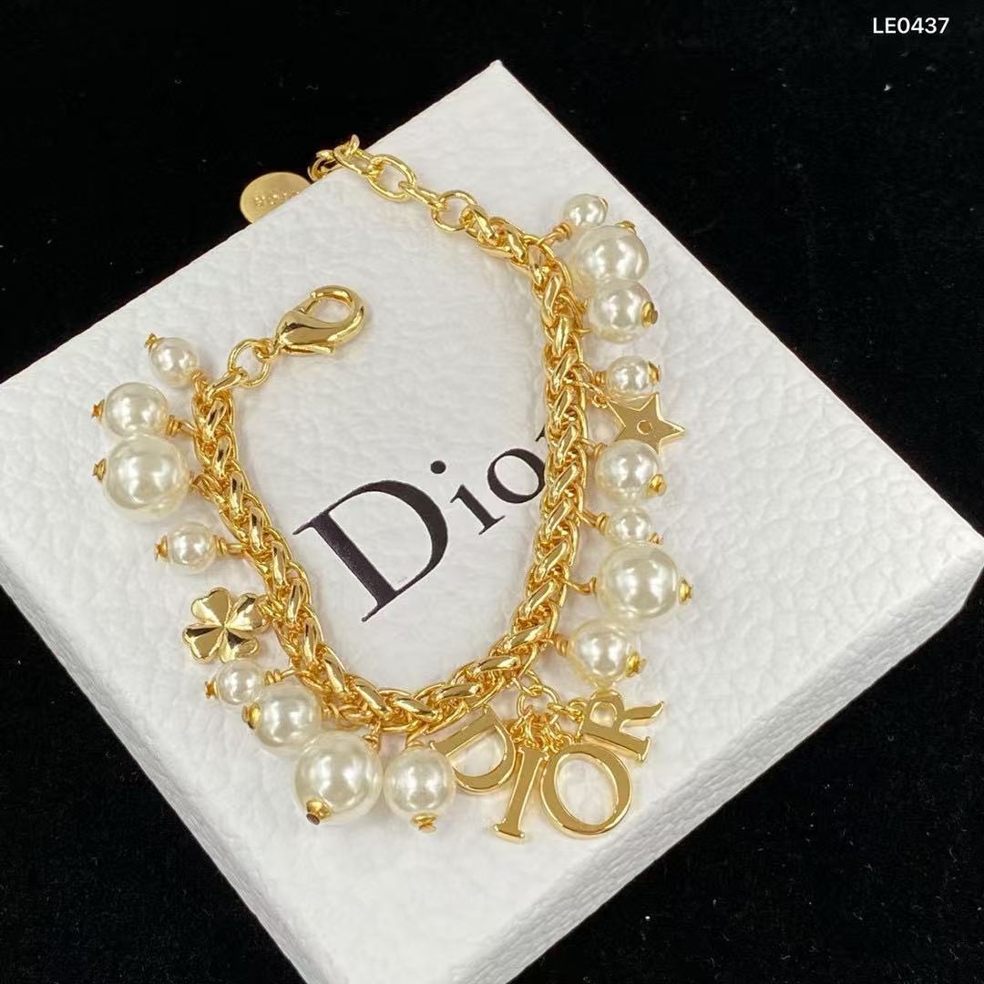 DI0R パールブレスレット + ネックレス 2点セット【 50%割引+送料無料】