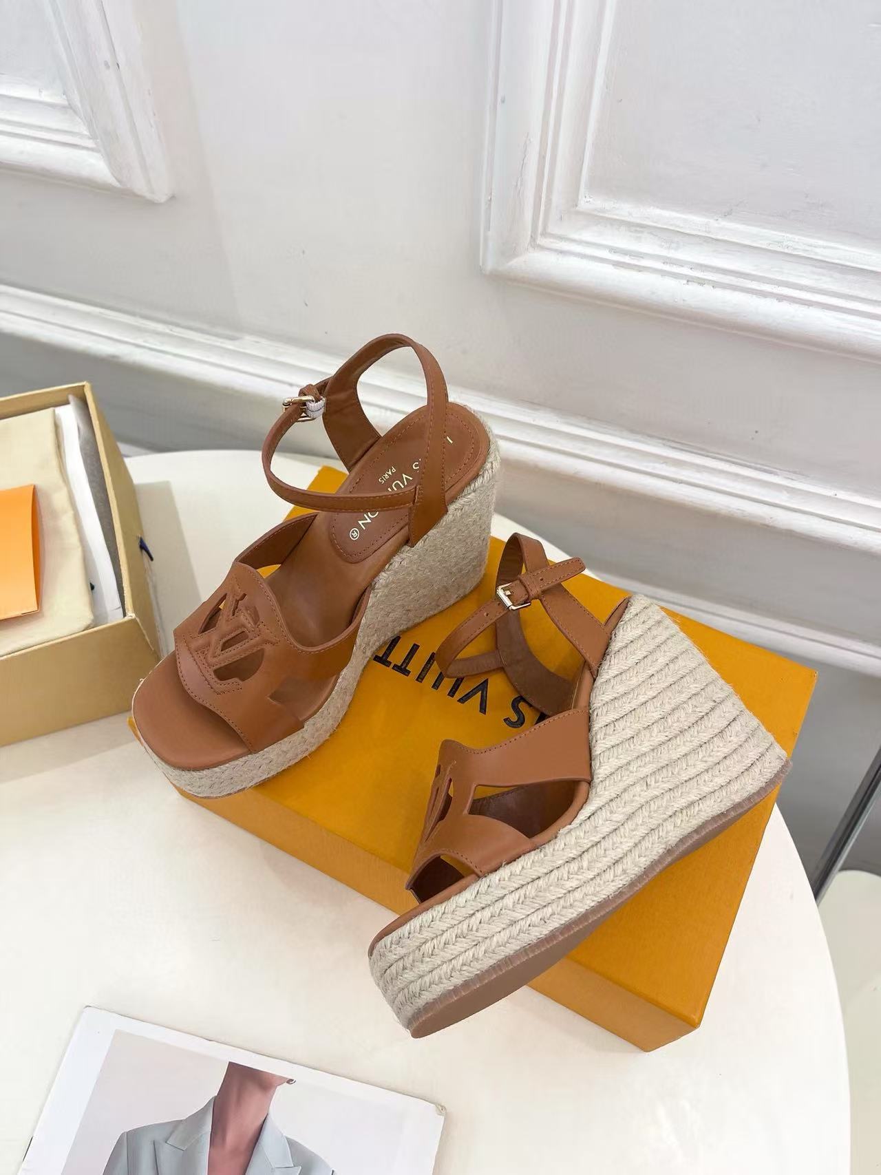 LVの高品質中空麻ロープサンダル【50％割引+送料無料】