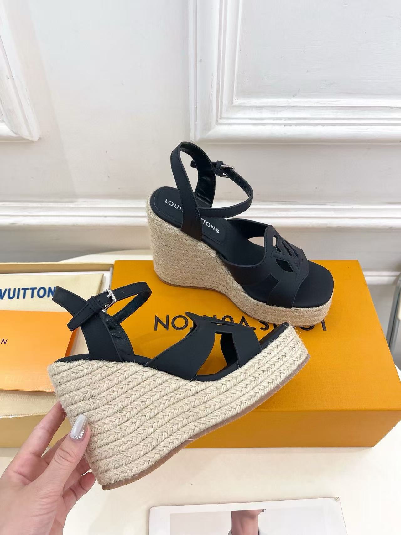 LVの高品質中空麻ロープサンダル【50％割引+送料無料】