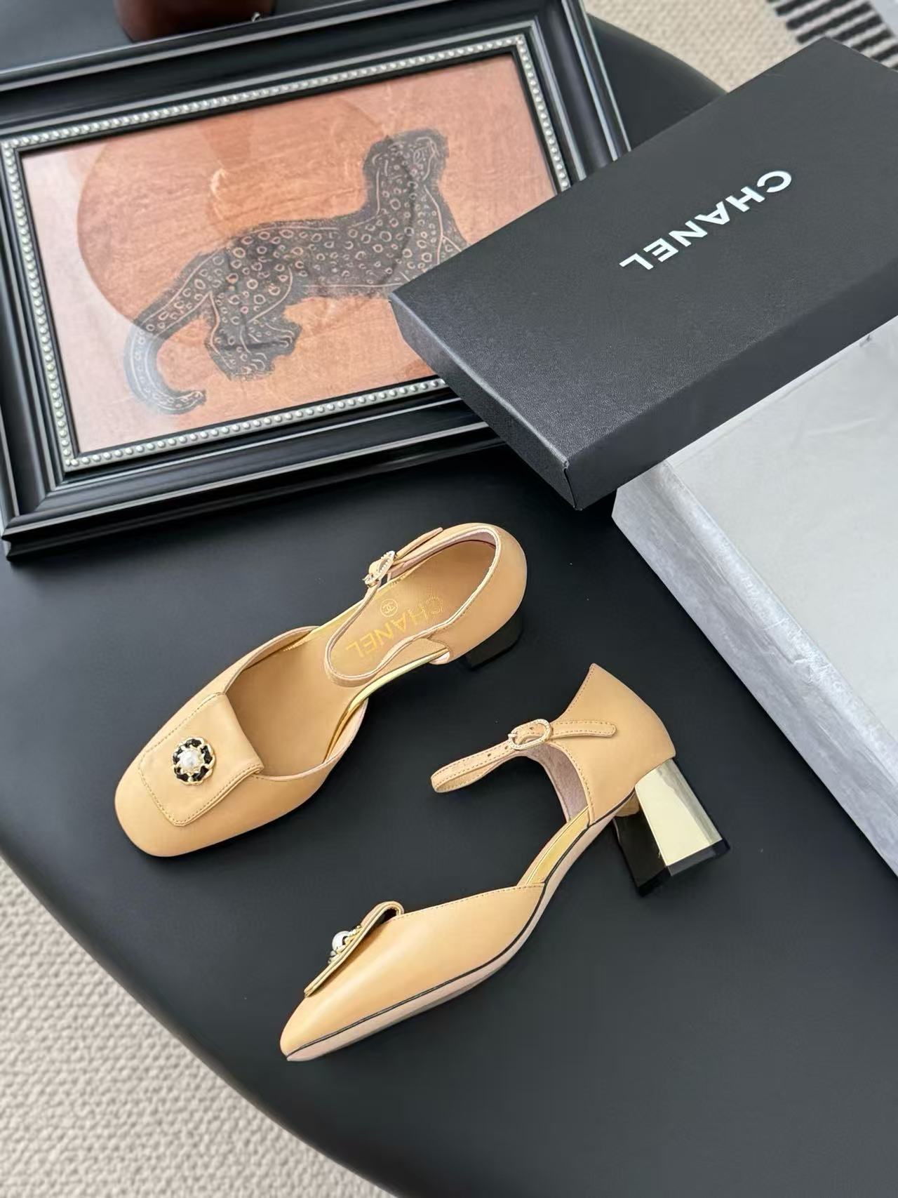 CHANE1 高品質メリージェーンサンダル【50％割引+送料無料】