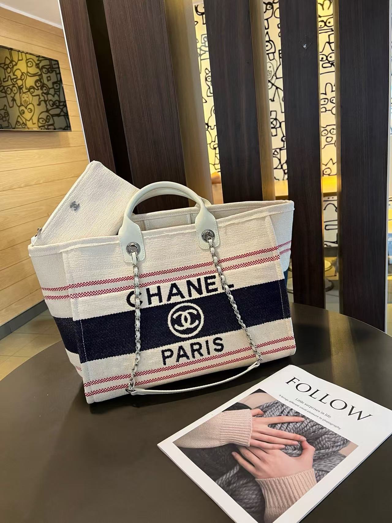 CHANE1 チェーンビーチショッピングバッグ【 50％割引+送料無料】
