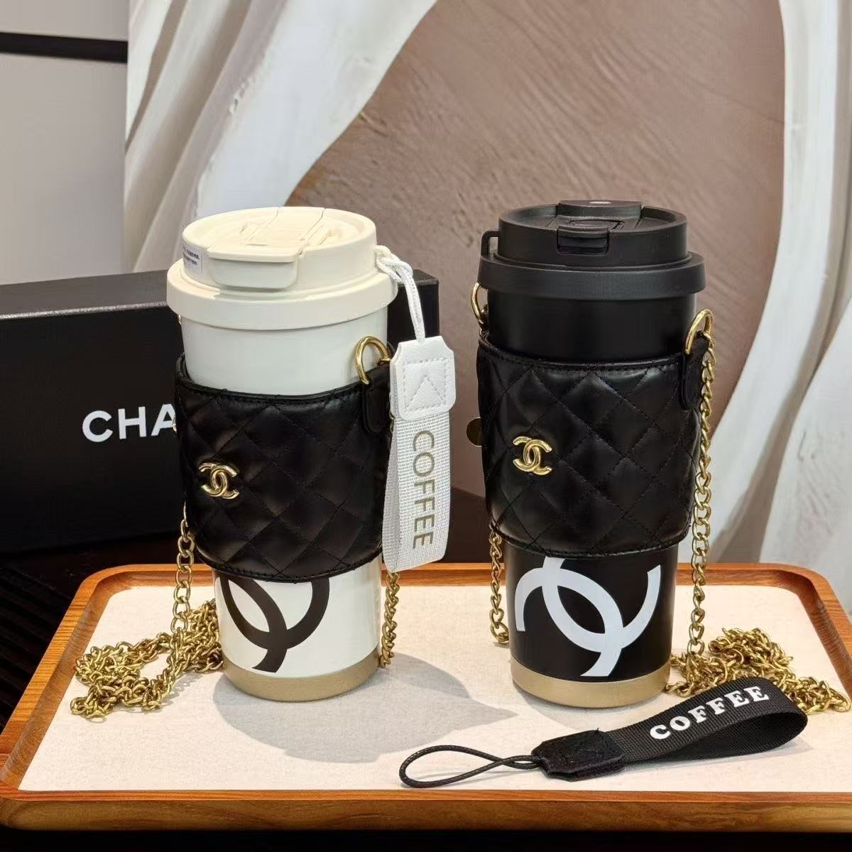 CHANE1 ダブルCステンレス製魔法瓶カップ【 50％割引+送料無料】