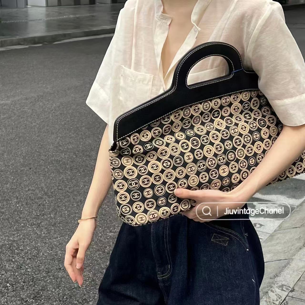 CHANE1 折りたたみクラッチ【 50％割引+送料無料】