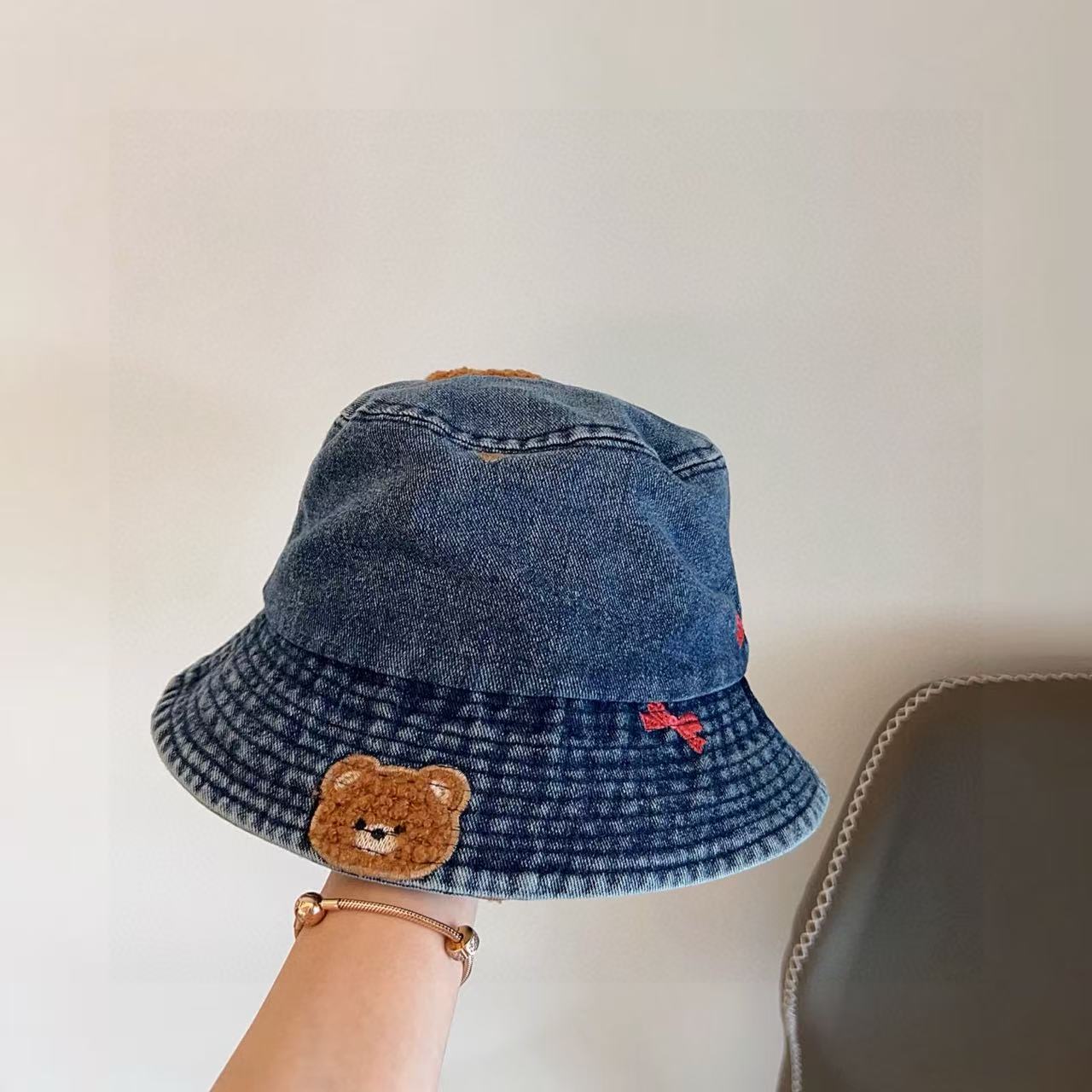 DI0R 刺繍デニムバケットハット【50%割引+送料無料】