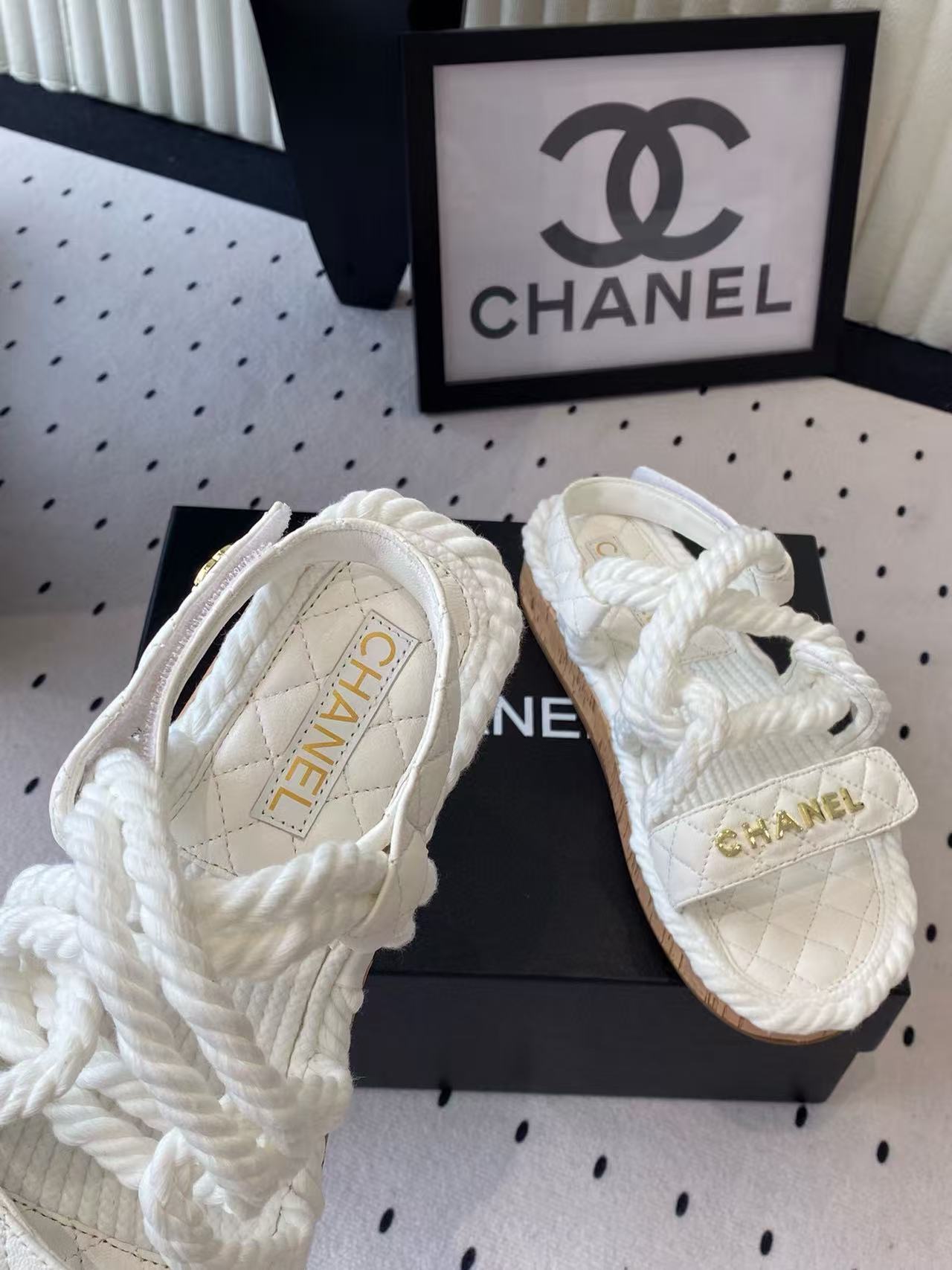 CHANE1 高品質 麻ロープサンダル【50％割引+送料無料】