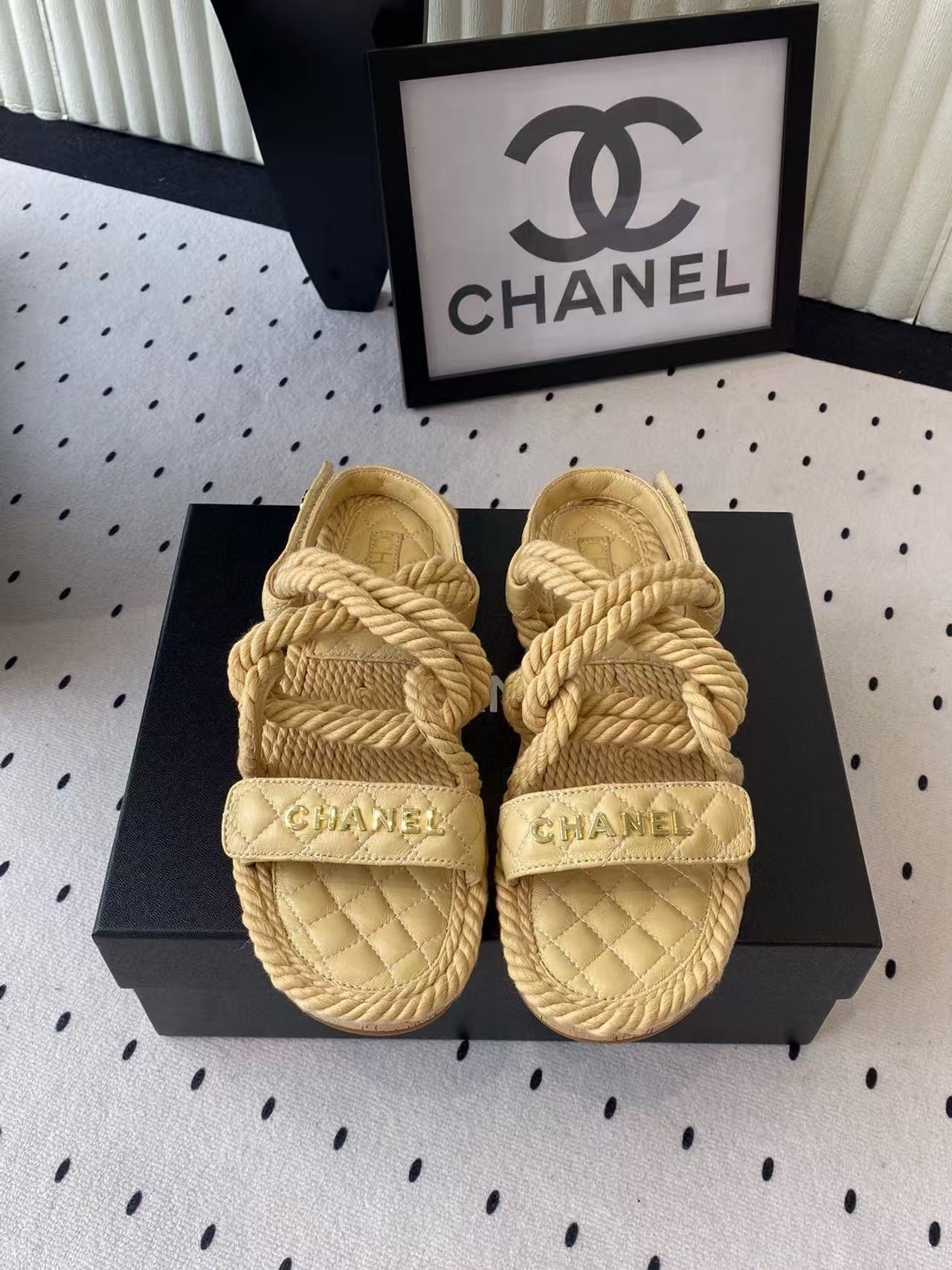 CHANE1 高品質 麻ロープサンダル【50％割引+送料無料】