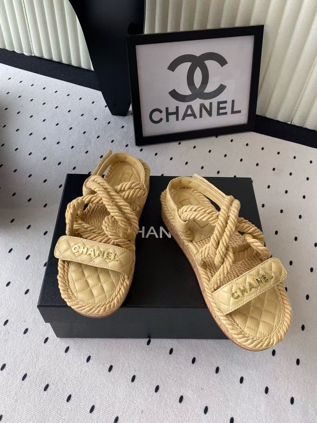 CHANE1 高品質 麻ロープサンダル【50％割引+送料無料】