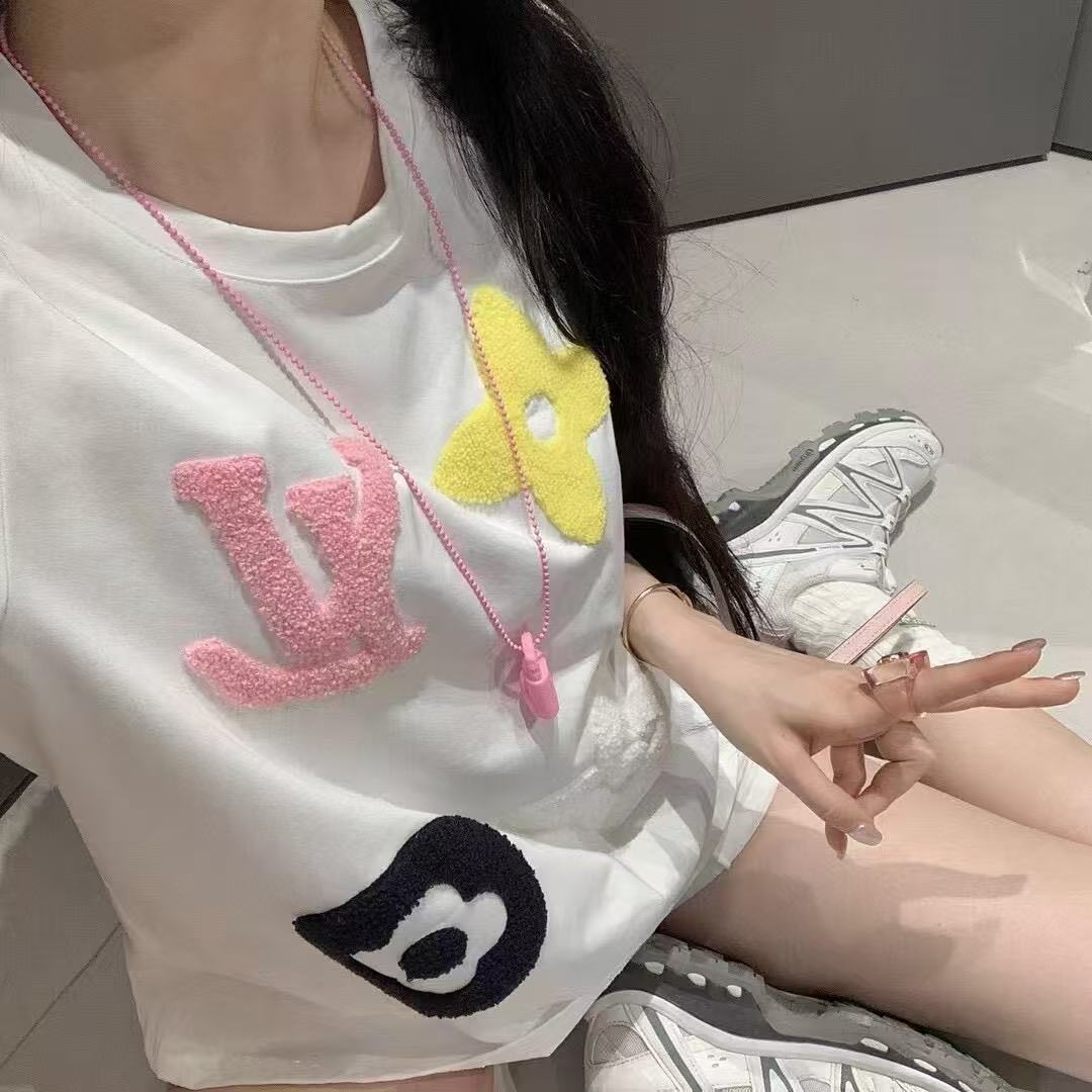 LVタオル刺繍Tシャツ【 50％割引+送料無料】