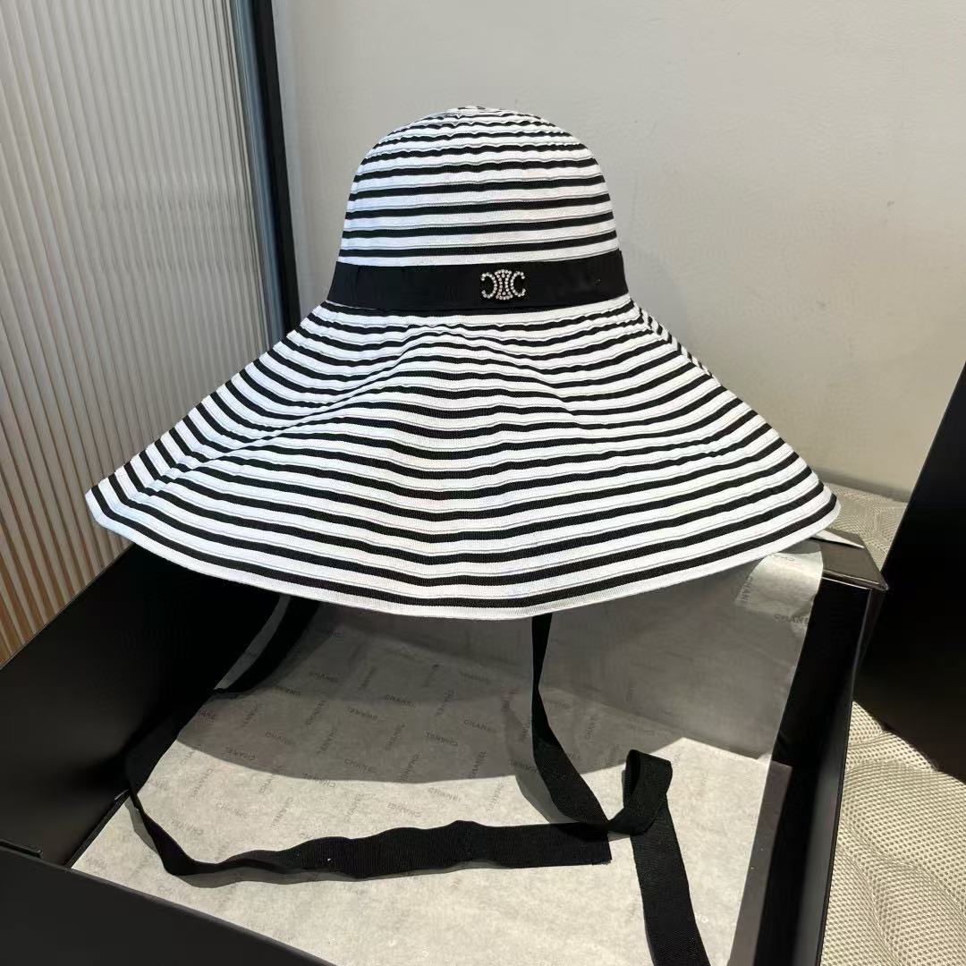 CEL1NE ストライプバケットハット【50％割引+送料無料】