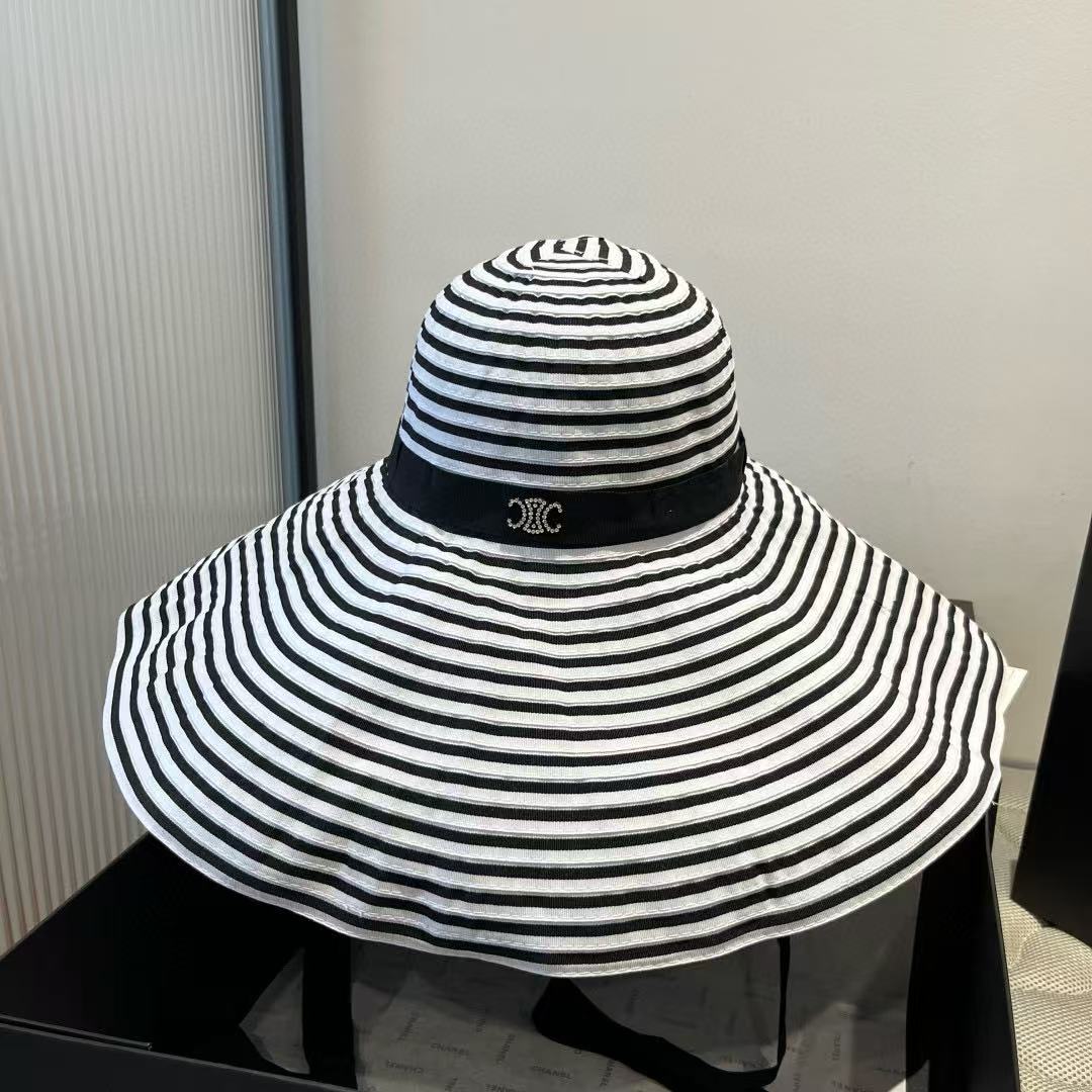 CEL1NE ストライプバケットハット【50％割引+送料無料】