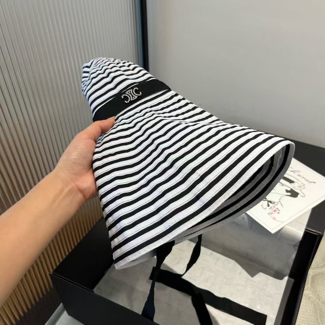 CEL1NE ストライプバケットハット【50％割引+送料無料】